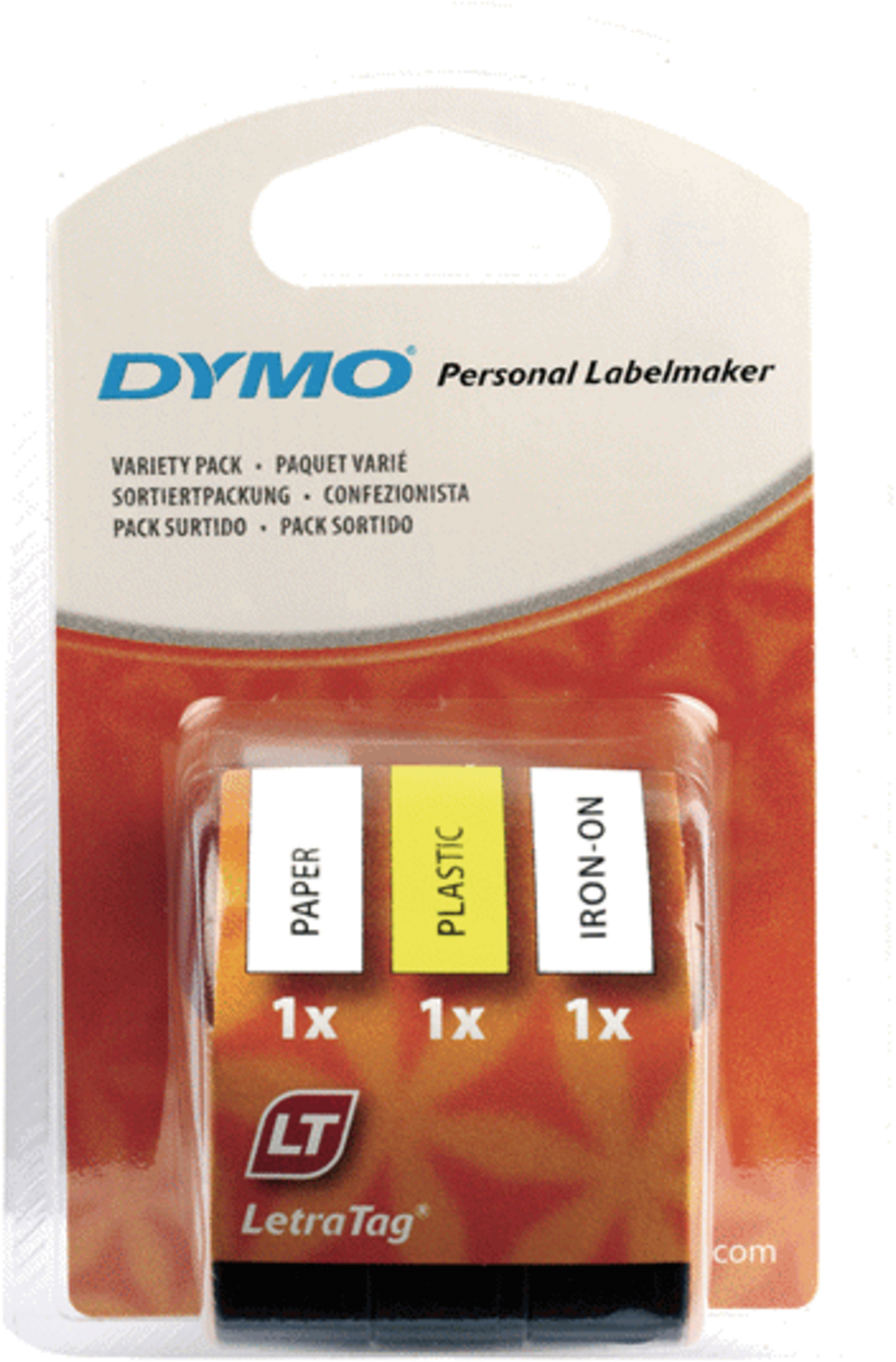DYMO Schriftband LetraTag 3-farbig S0721800 12mmx4m DYMO Schriftband LetraTag 3-farbig S0721800 12mmx4m