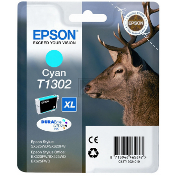 EPSON Tintenpatrone cyan T130240 Stylus SX525WD 10.1ml