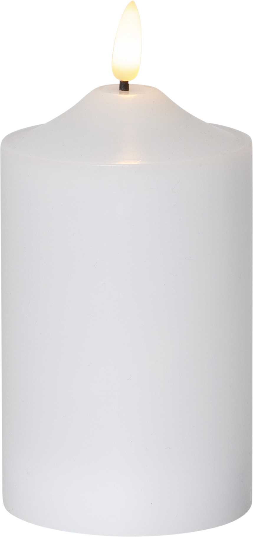 STAR TRADING LED Kerze Flamme 15cm 12.064-08 weiss