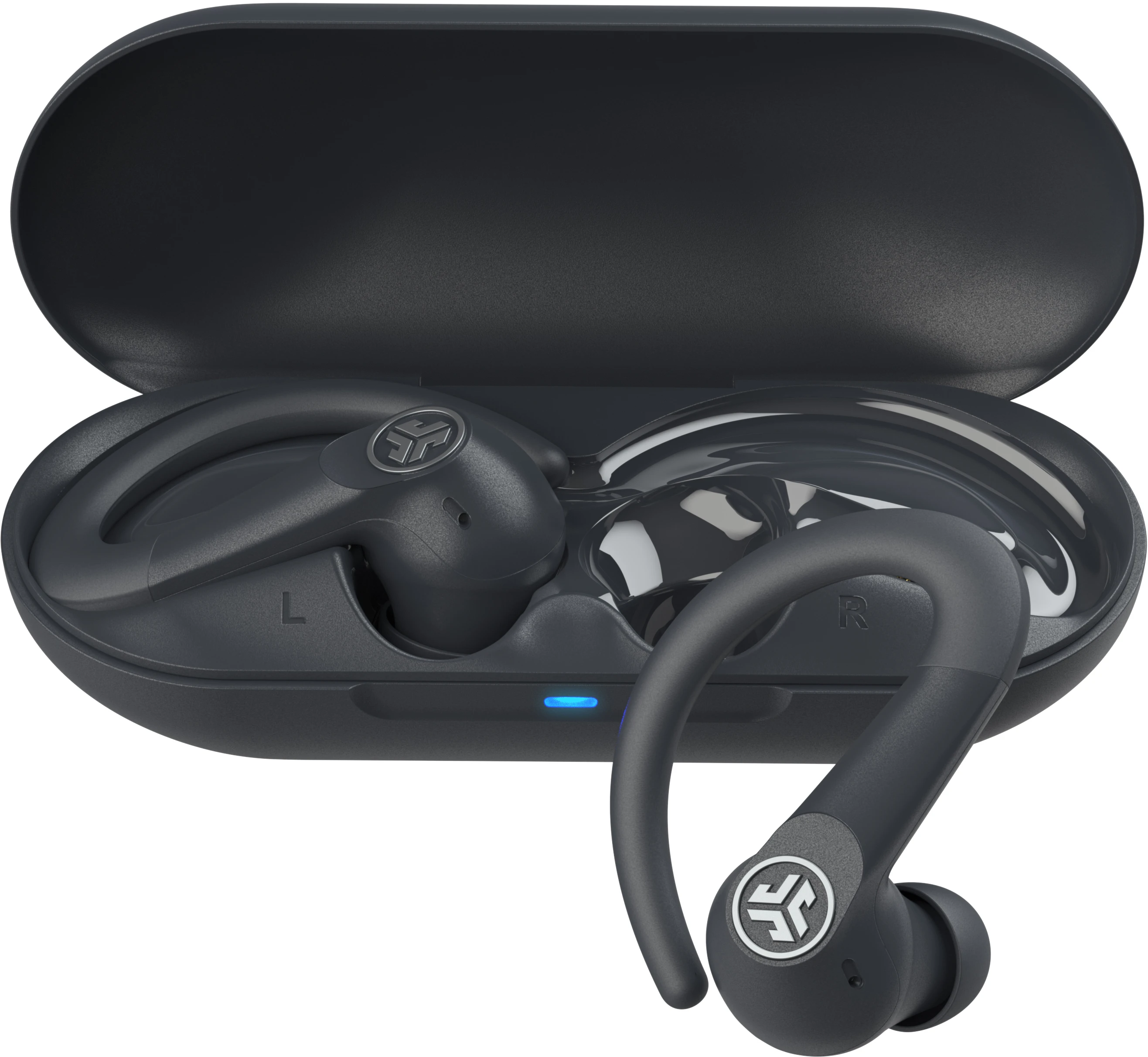 JLAB Go Sport ANC Earbuds IEUEBGSPTNCGPH124 Wireless, Graphite