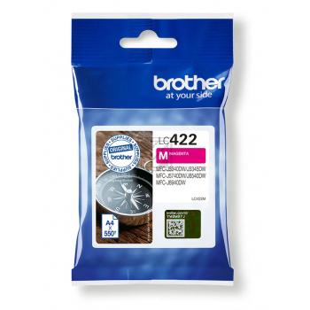 BROTHER Tintenpatrone magenta LC-422M MFC-J5340 550 Seiten