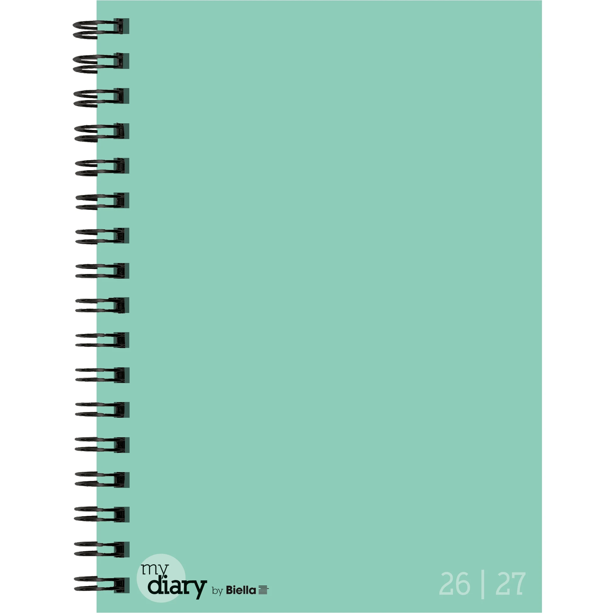 BIELLA Schüleragenda türkis 26/27 806517080027U 1W/2S 12x16.5cm