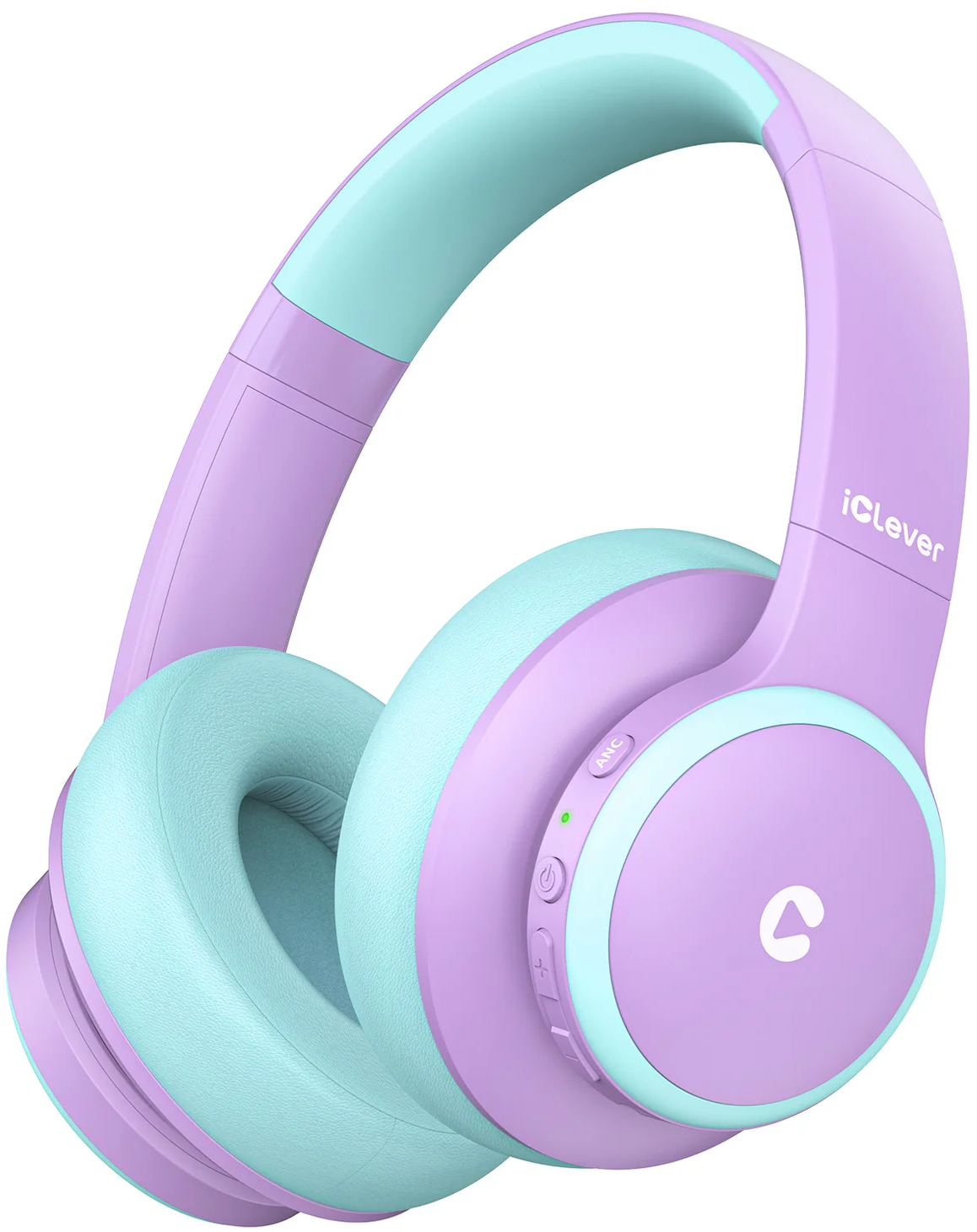 ICLEVER Active Noise Cancel Headphones C17-2083N-01 BTH26, BT, 60h, purple-green