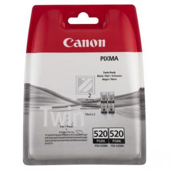 CANON Twin Pack Tinte schwarz PGI-520PACK PIXMA MP 980 2 Stück