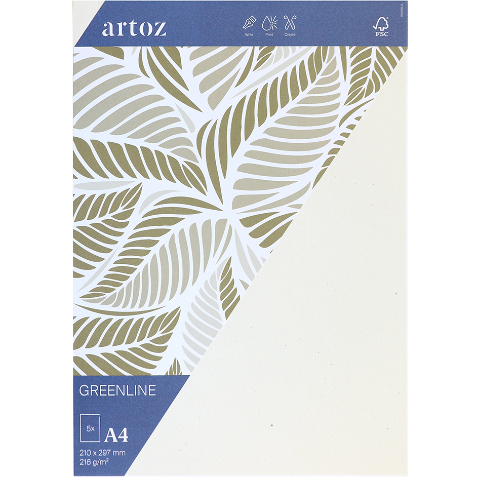 ARTOZ Karten 1001 A4 19269614-242 216g, tortilla 5 Blatt