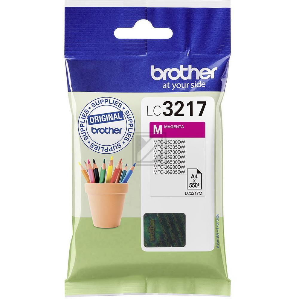 BROTHER Tintenpatrone magenta LC-3217M MFC-J6530DW 550 Seiten