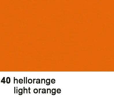 BÜROLINE Tonzeichenpapier 50x70cm 2232240 130g, hellorange