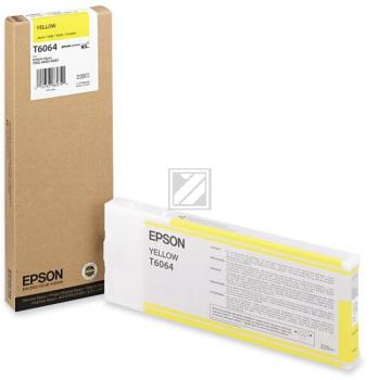 EPSON Tintenpatrone yellow T606400 Stylus Pro 4880 220ml