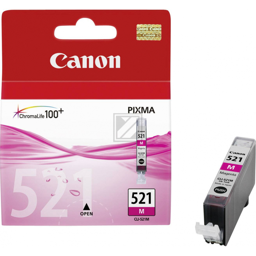 CANON Tintenpatrone magenta CLI-521M PIXMA MP 980 9ml