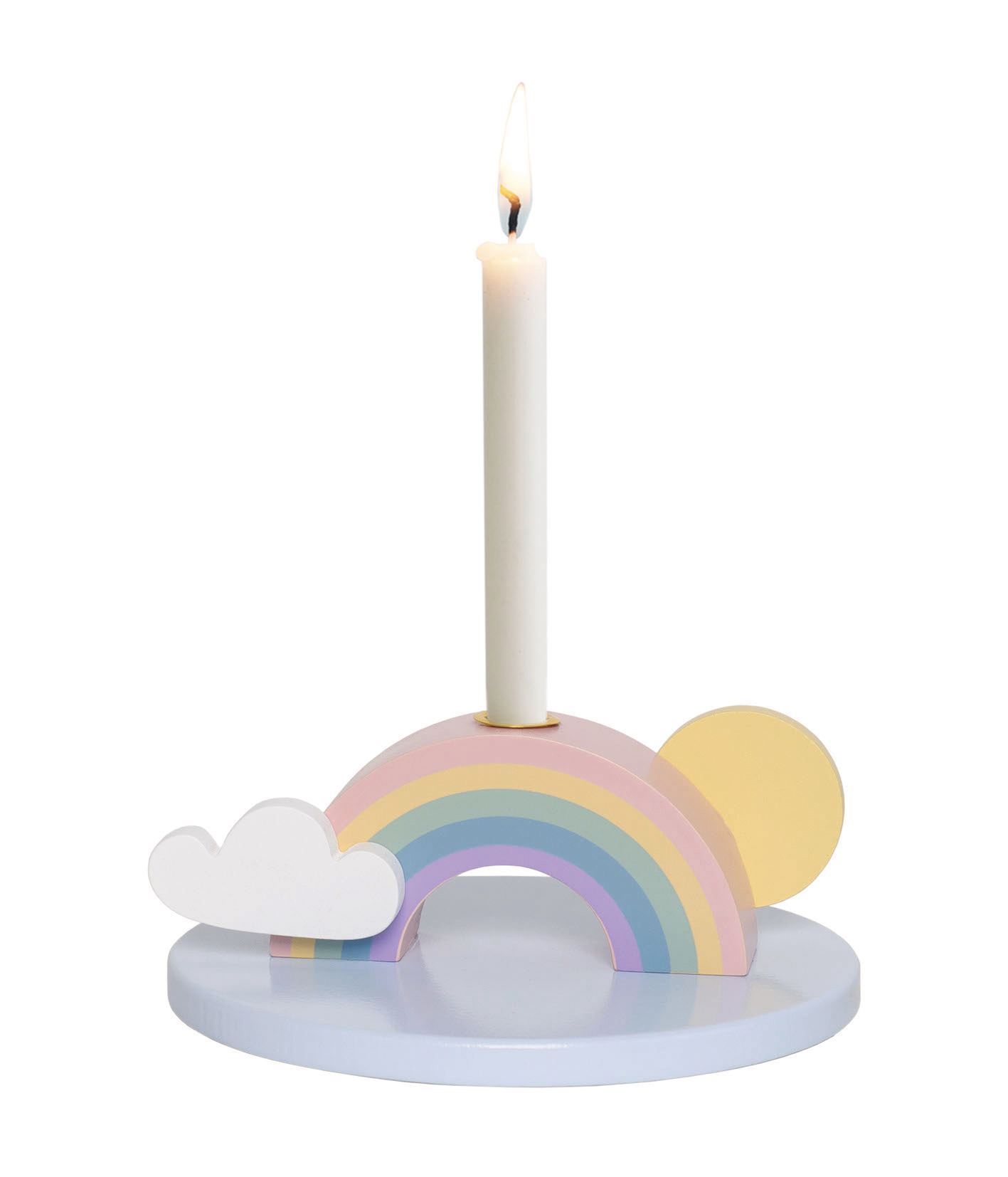 JABADABADO Geburtstagsdekoration 15x15cm T328 Regenbogen