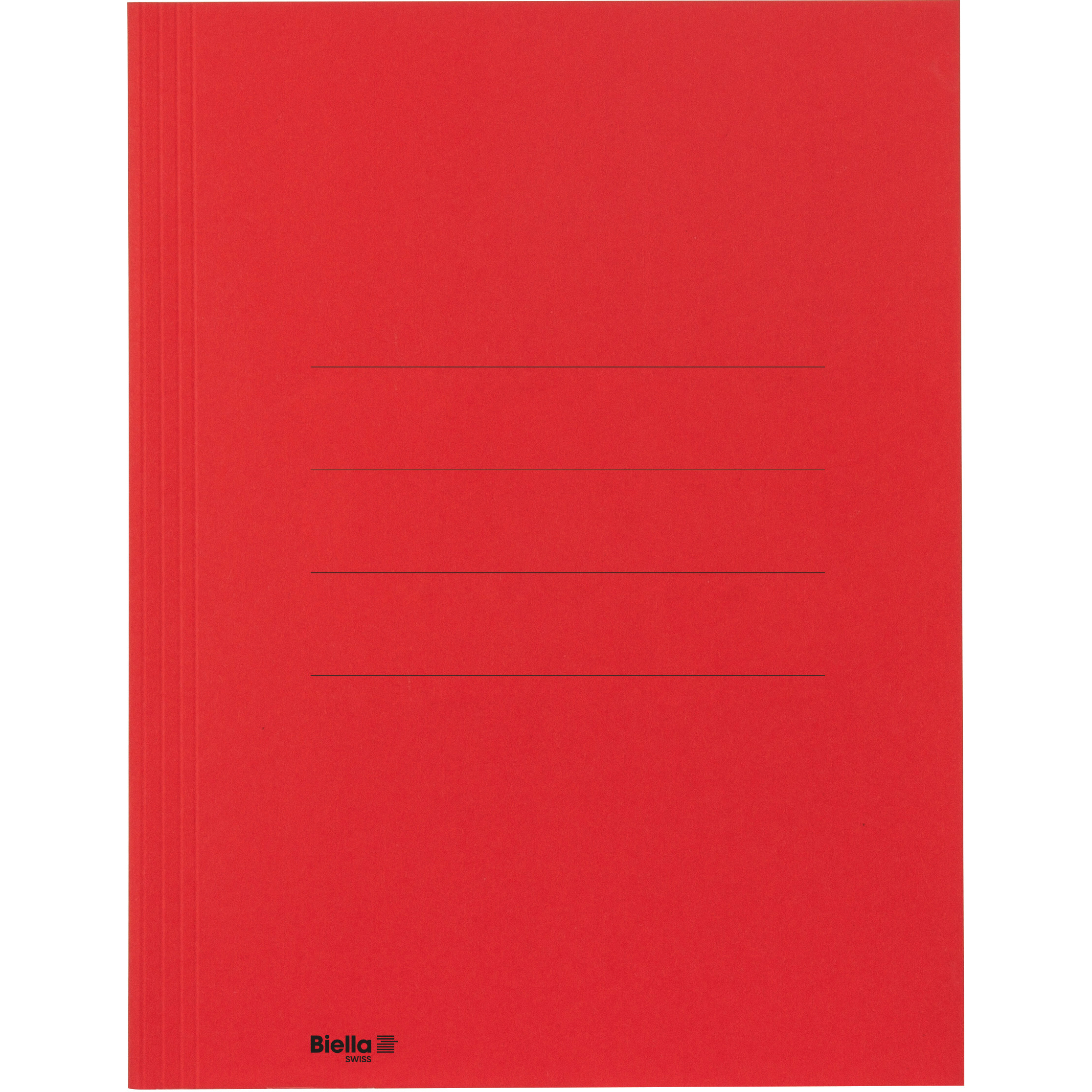 BIELLA Aktensammler Recycolor 17243045U 3 Klappen, rot